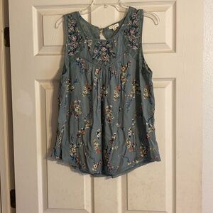 Sleeveless summer top